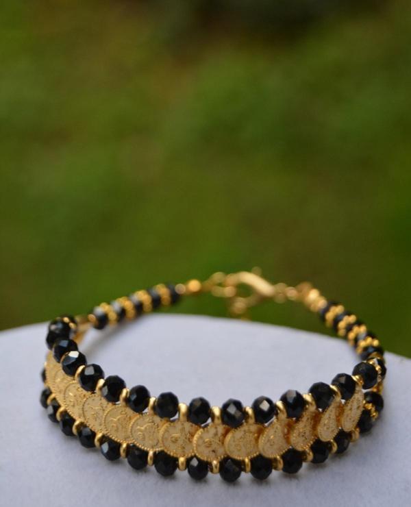 Stoneage Jewellery Tuğralı Tasarım Bileklik Siyah - Image 1