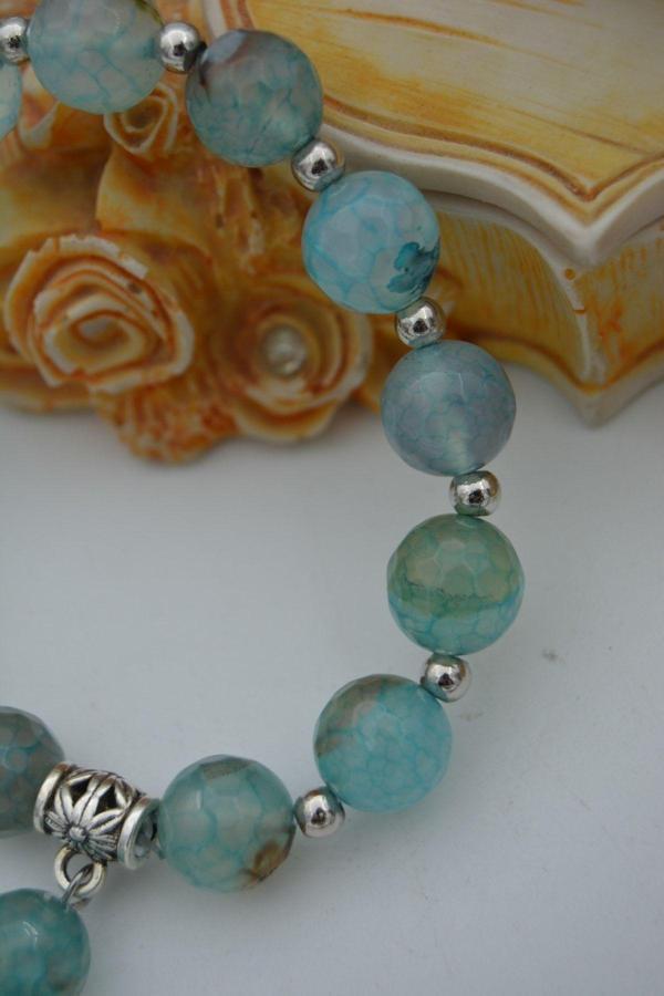 Stoneage Jewellery Yeşil Akik Doğal Taşlı Bileklik Yeşil - Image 1