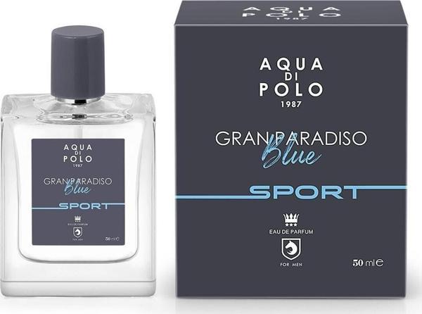Aqua Di Polo 1987 Gran Paradiso Blue Sport Edp 50 ml Erkek Parfüm Apcn000513 - Image 1