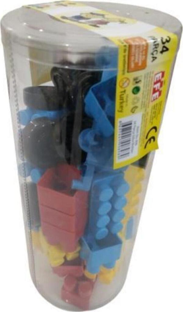 Efe Oyuncak Eğitici Ve Öğretici 34 Parça Blok Set - Image 1