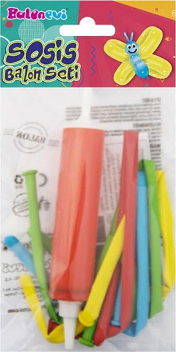 Joker Sosis Balon Seti - Image 1