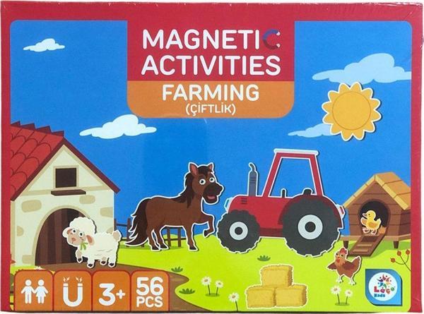 Oyuncak Store Magnetik Aktiviteler Çiftlik Serisi 56 Parça - Magnetic Activities Farming 56 Pcs - Image 1