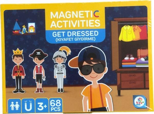 Oyuncak Store Magnetik Aktiviteler Erkek Kıyafet Giydirme Serisi 68 Parça - Image 1