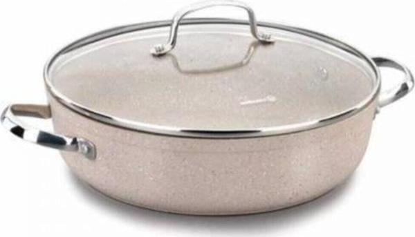 KORKMAZ A1264 GRANITA KISA TENCERE 28X7.5 - Image 1