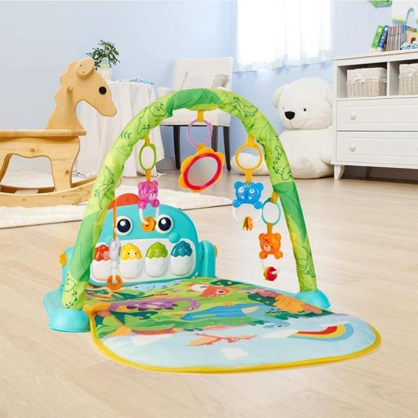 Oyuncak Store Piyanolu Dinazor Oyun Halısı Sesli Işıklı 3 İn 1 - Image 1