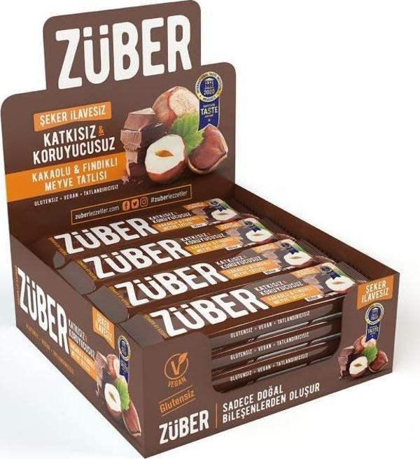 Züber Fındıklı & Kakaolu Meyve Tatlısı 12x40 gr - Image 1