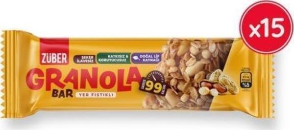 Yer Fıstıklı Granola Bar, 25 G X 15 - Image 1