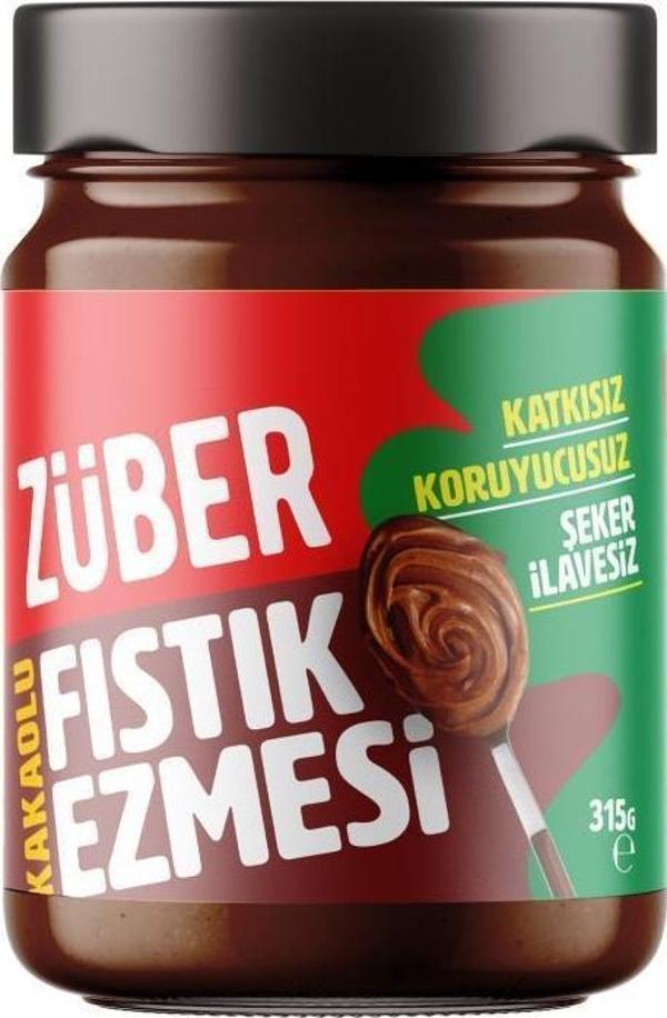 Züber Kakaolu Fıstık Ezmesi 315G - Image 1