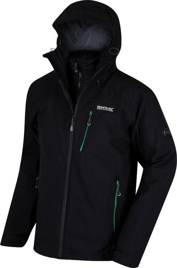 Regatta Wentwood II 3In1 Erkek Mont-SİYAH - Image 1