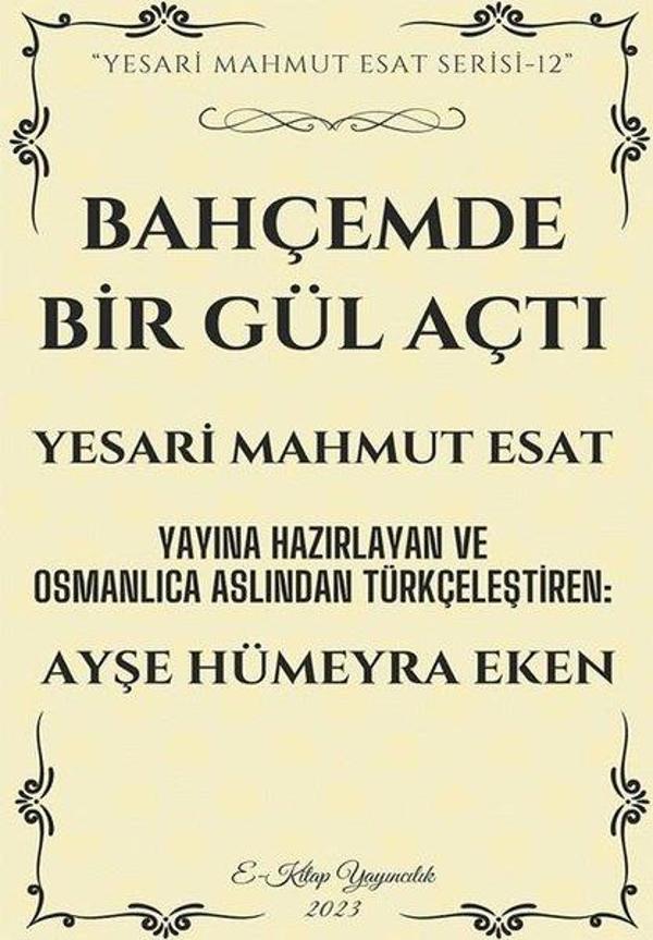 Bahçemde Bir Gül Açtı - E Kitap Yayıncılık - Image 1