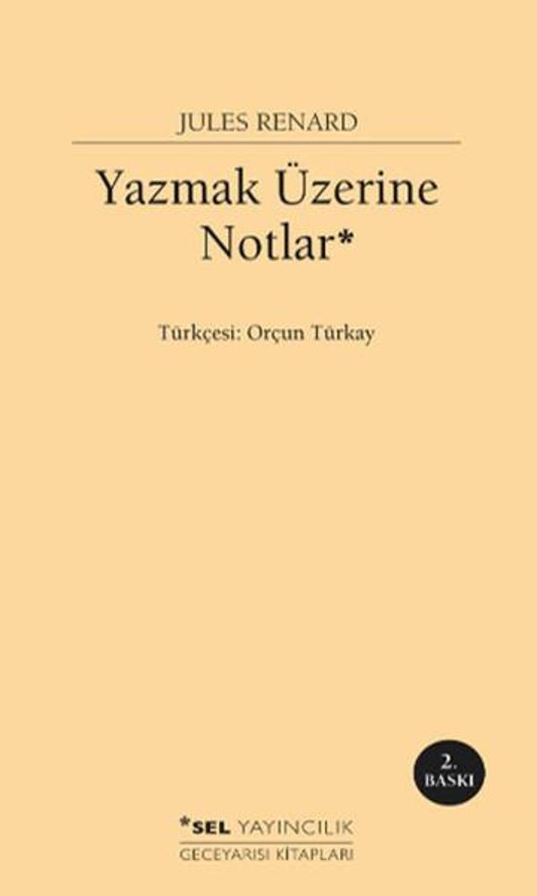 Yazmak Üzerine Notlar - Sel Yayıncılık - Image 1
