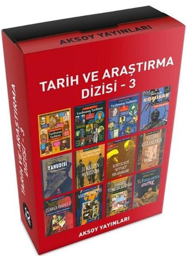 Tarih ve Araştırma Dizisi 3 - 12 Kitap Takım - Aksoy Yayıncılık - Image 1