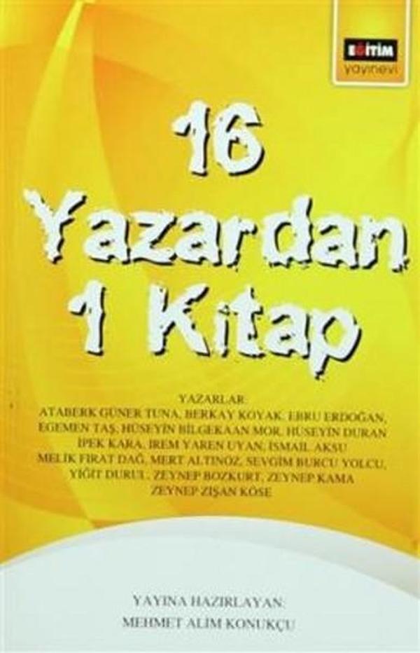 16 Yazardan 1 Kitap - Eğitim Yayınevi - Image 1