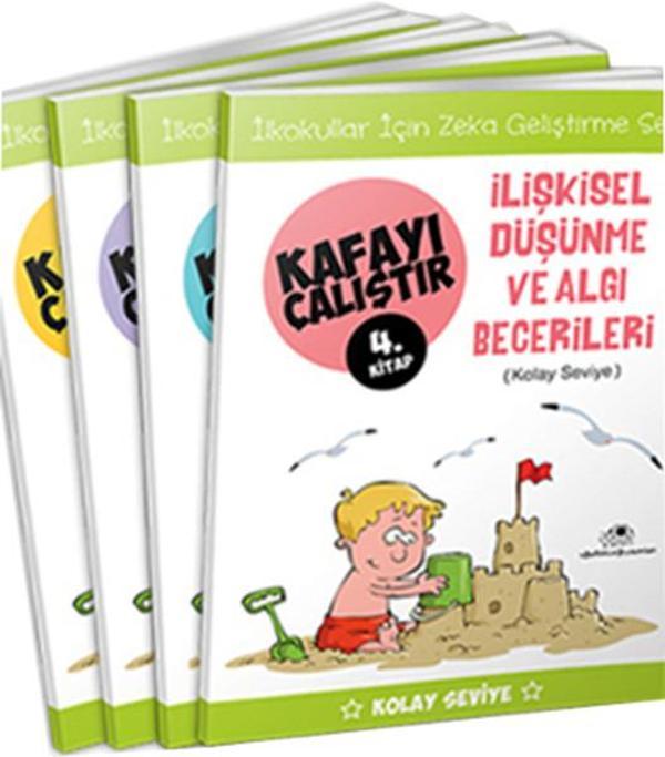 Kafayı Çalıştır Seti (Kolay Seviye) - 4 Kitap Takım - Uğurböceği - Image 1