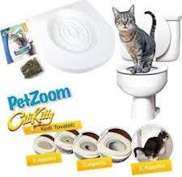 Citi Kitty Kedi Tuvaleti Kedi Klozet Eğitim Seti - Image 1