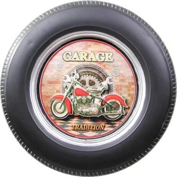 Dekoratif Araba Tekerleği MotorTemalı Led Işıklı Duvar Panosu - Image 1