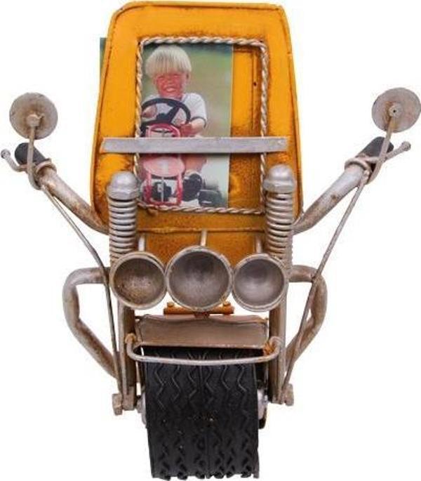 Dekoratif Metal Çerçeve Motosiklet Temalı Hediyelik - Image 1