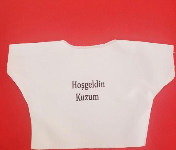 Hoşgeldin Kuzum Yazılı Oyuncak Tişörtü - Image 1