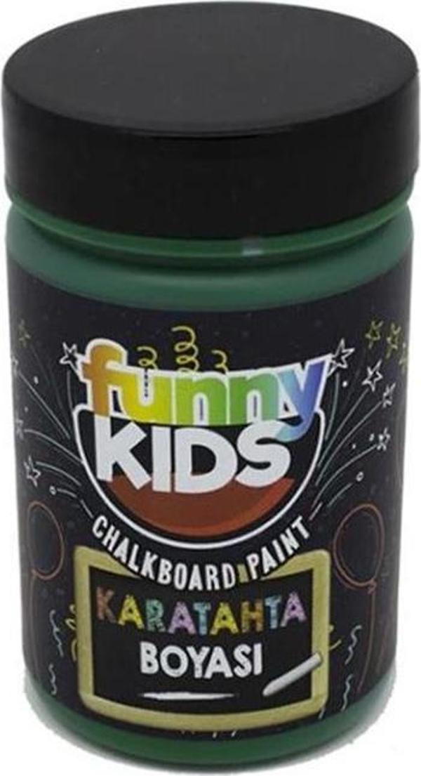 Funny Kids Kara Tahta Boyası 100cc Yeşil - Image 1