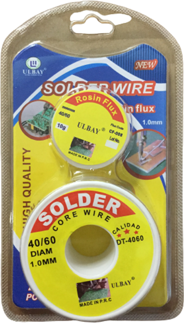 Solder Wire+Rosin Lehim Teli Pastası 2li Set - Image 1