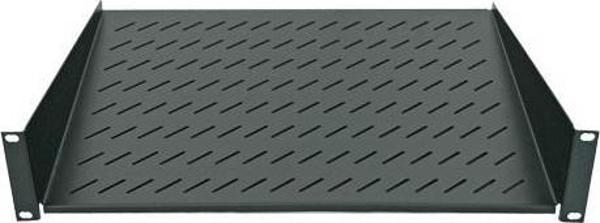 19'' Kabinet Rafı Önden Bağlamalı 1U D=150mm Siyah Ral9005 2 Yıl Garantili - Image 1