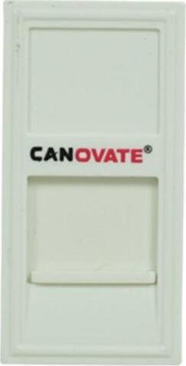 25 Adet Duvar Prizi 22,5x45mm Fildişi Renkli Faceplate - Image 1