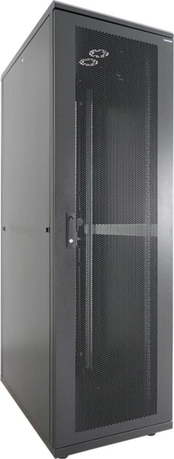 42u 600x1000mm 19'' Dikili Tip Server Rack Kabinet Siyah 2 Yıl Üretici Garantili - Image 1