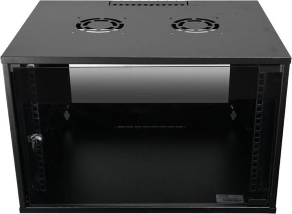 6U 600x600 Mm Duvar Tipi Soho Rack Kabinet Siyah 2 Yıl Üretici Garantili - Image 1
