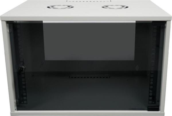 9U 545x400 Mm Duvar Tipi Soho Rack Kabinet Gri 2 Yıl Üretici Garantili - Image 1