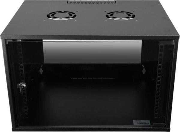 9u 600x600 mm Duvar Tipi Soho Rack Kabinet Siyah 2 Yıl Üretici Garantili - Image 1