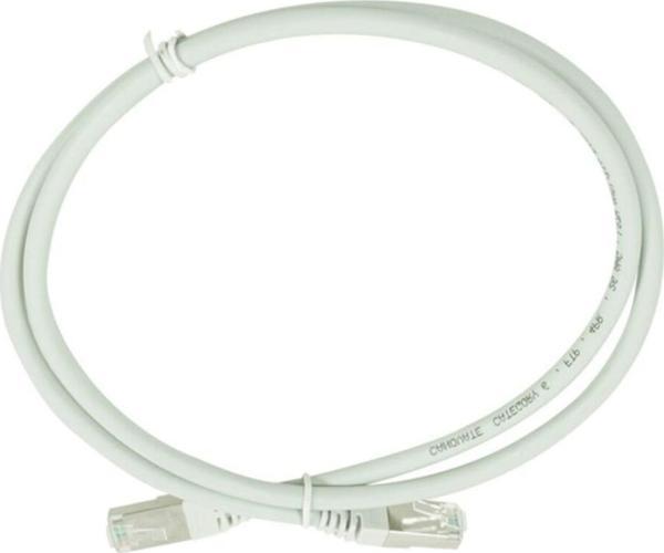 Bakır Lan Patch Kablo Cat6 Ftp Lszh 1mt Gri Patch Cord Folyo Korumalı 2 Yıl Garanti 5 Adet - Image 1