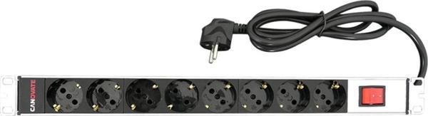Canovate Alman Tipi Schuko Soketli 1U 8'li On/Off Switchli 1,5m - Image 1