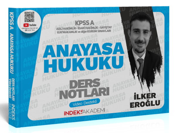 İndeks Akademi 2024 KPSS A Grubu Anayasa Hukuku Video Ders Notları - İlker Eroğlu - İndeks Akademi Yayıncılık - Image 1