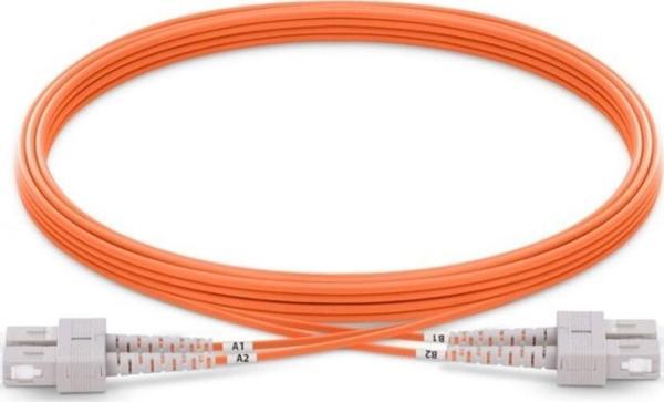 Fiber Optik Patch Kablo SC/SC Dupleks MM 10mt Patch Cord OM2 - Image 1