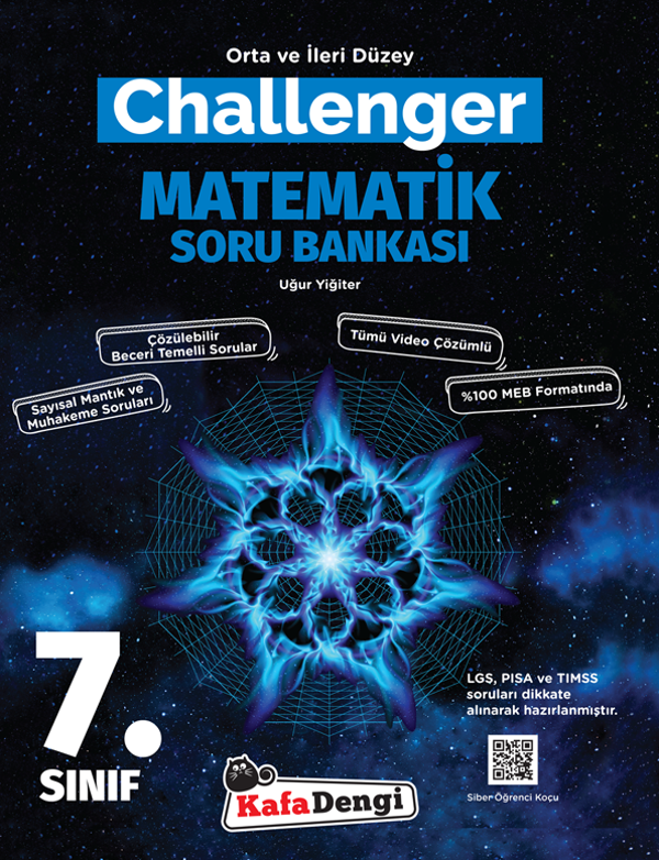 Kafa Dengi 7.Sınıf Challenger Matematik Soru Bankası - Kafa Dengi - Image 1