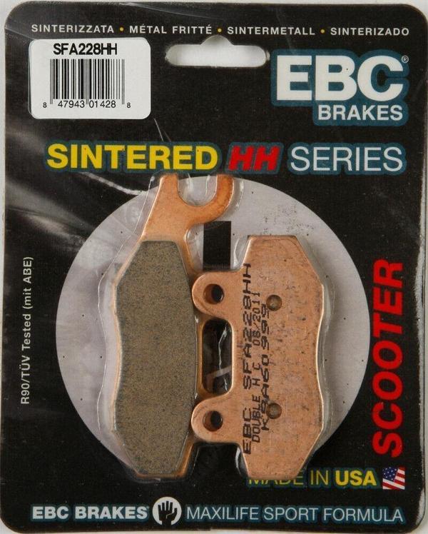 Ebc Sfa228Hh 2008-2009 Peugeot Satelis 125 Uyumlu Arka Fren Balatası (Nissin Kaliper) Sinterli Balata - Image 1