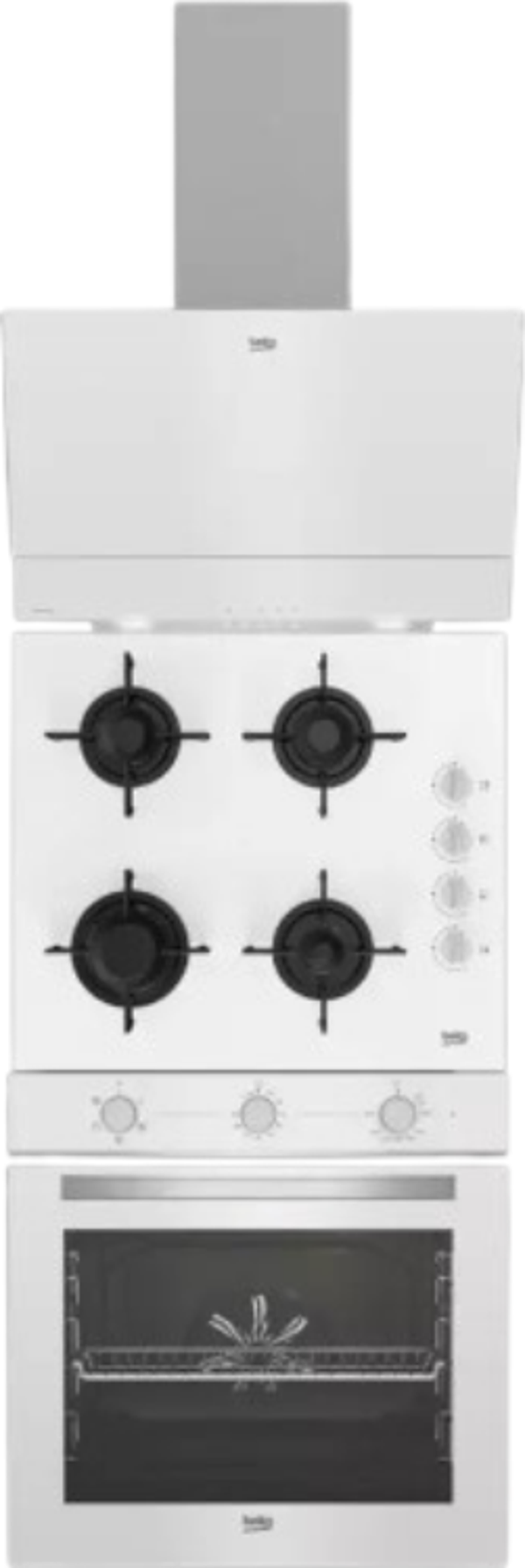 Beko BEYAZ CAM 3LÜ ANKASTRE SET - Image 1