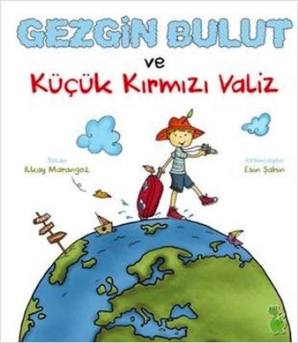 Gezgin Bulut ve Küçük Kırmızı Valiz - Yeşil Dinozor - Image 1