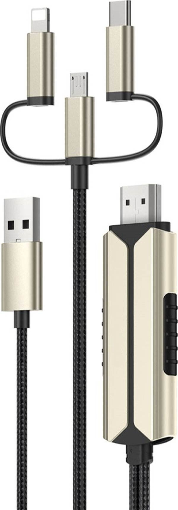Fuchsia  HM14 2m FHD 3in1 to HDMI Kablo  - Image 1