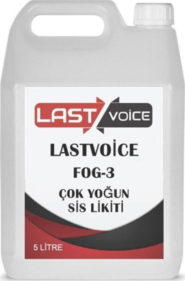 Lastvoice Fog-3 Çok Yoğun Sis Makinesi Likiti Sıvısı 5 Litre - Image 1