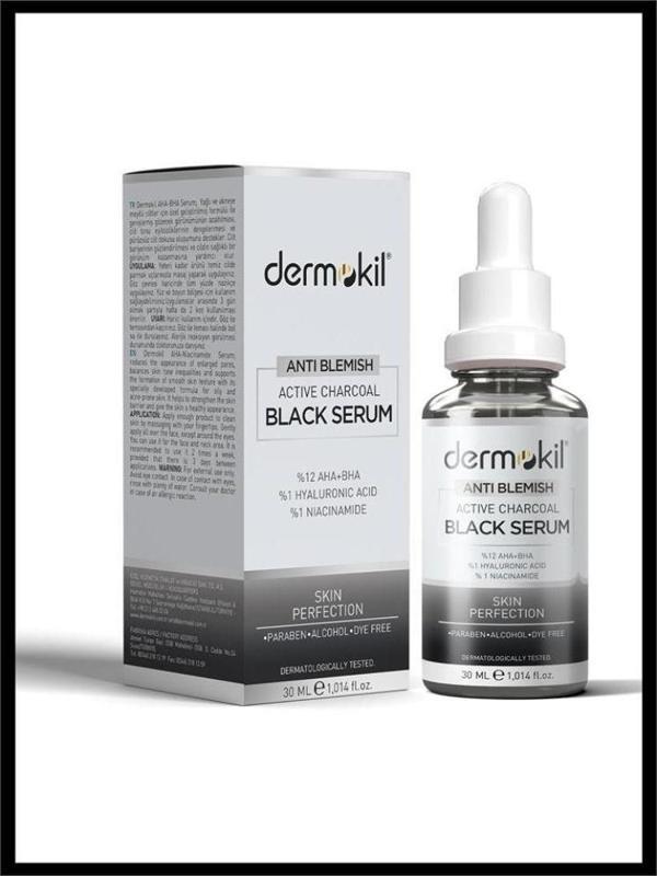 Dermokil Antı Blemısh Active Charcoal Black Serum 30 Ml - Image 1