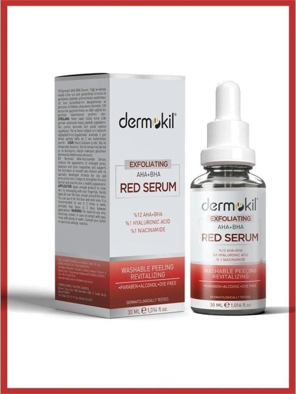 Dermokil Exfoliating Aha+bha Red Serum 30 Ml - Image 1