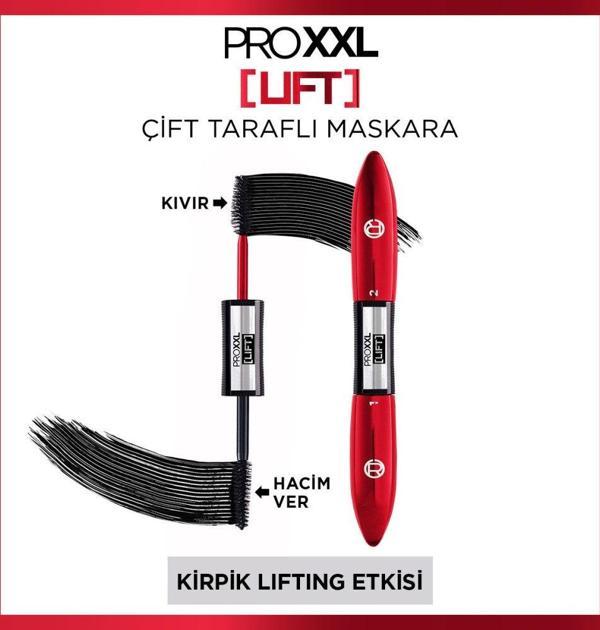L'Oréal Paris Pro XXL Lift Çift Taraflı Maskara - Kirpik Lifting Etkisi - Image 1