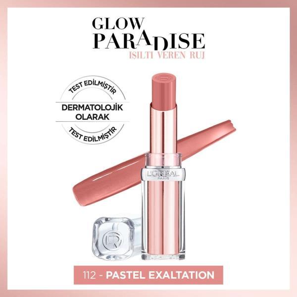 L'Oréal Paris Color Riche Shine Ruj 112 Only in Paris - Pembe - Image 1