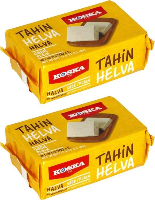 Koska Tahin Helvası 500 gr Sade 2 li - Image 1