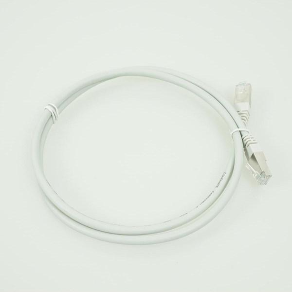 Bakır Patch Kablo Cat6a U/ftp 1mt Lszh Gri Patch Cord Folyo Korumalı 5 Adet - Image 1