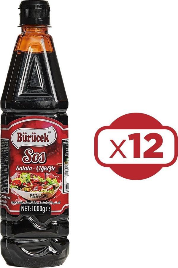 Bürücek Salata ve Çiğ Köfte Sosu 1000 ml x 12 Adet - Image 1