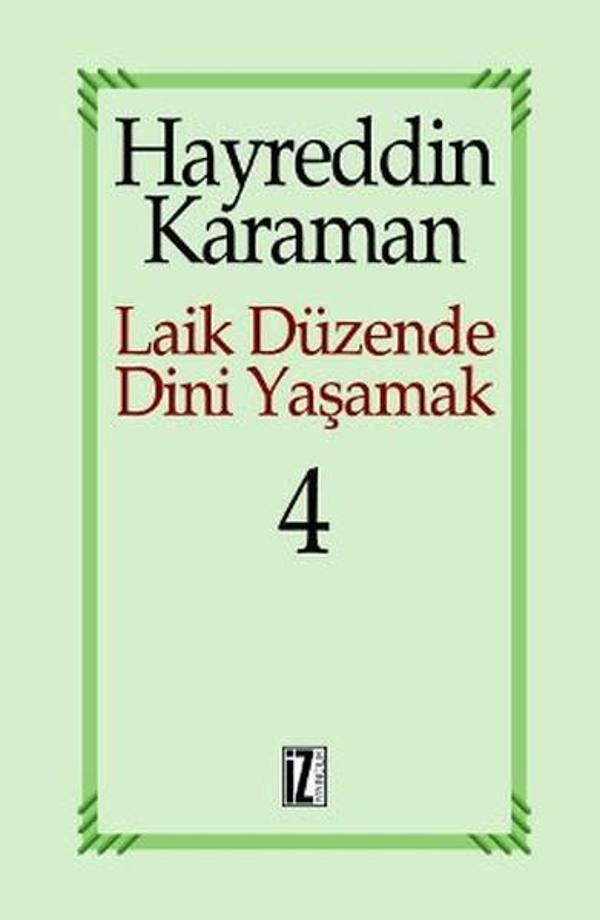 Laik Düzende Dini Yaşamak Cilt: 4 - İz Yayıncılık - Image 1