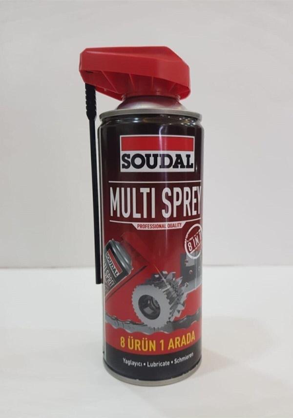 Soudal Multi Sprey 8 Ürün 1 Arada Yağlayıcı-pas Sökücü 400 ml. - Image 1