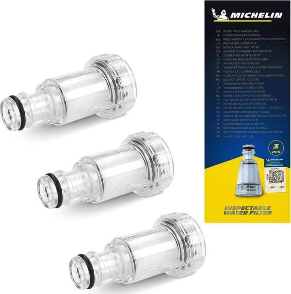 Michelin MPX46185 Basınçlı Yıkama Makineleri İçin Universal Su Giriş Filtresi 3'lü Paket - Image 1